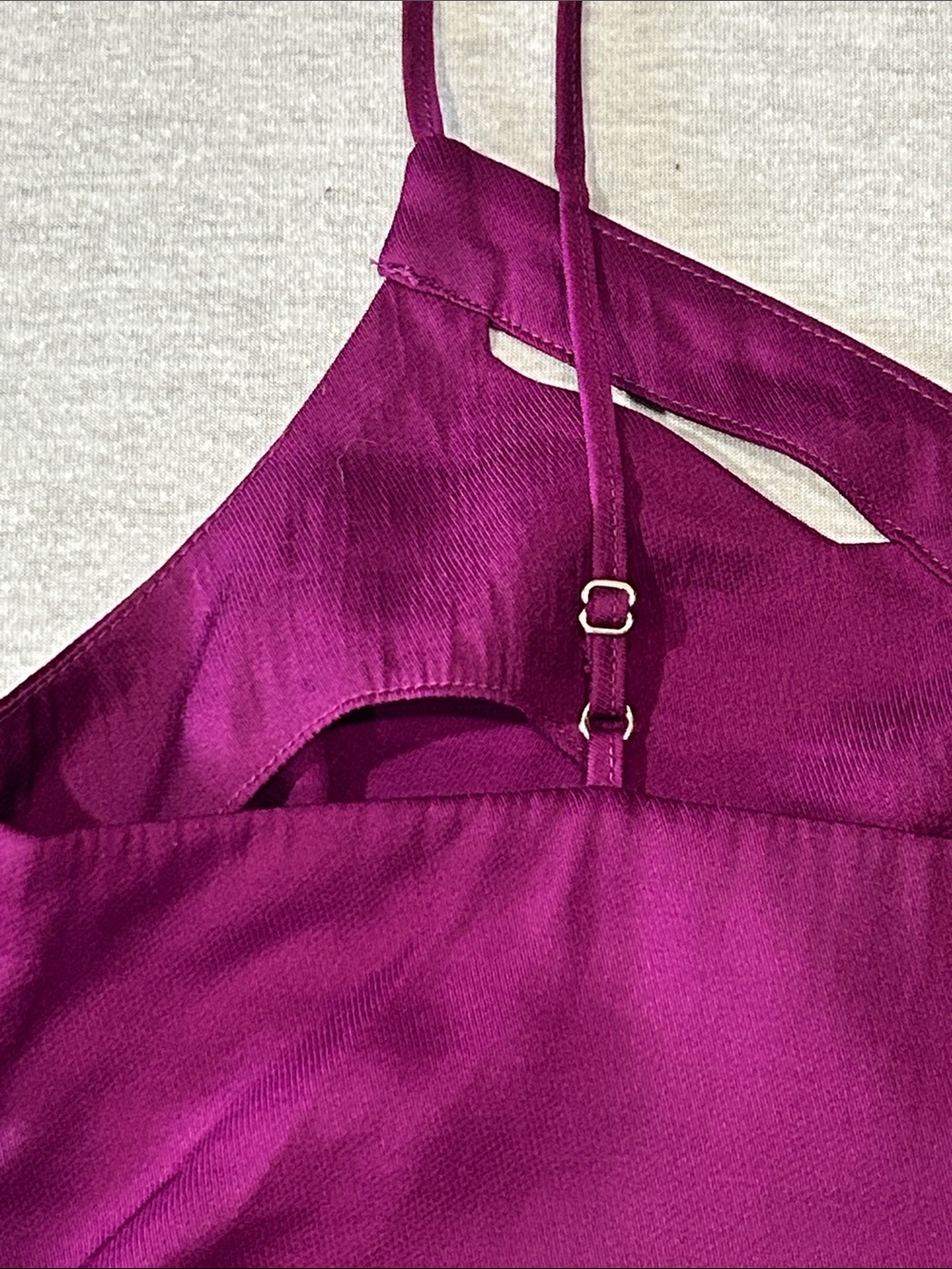 Pixley Women’s Cutout V-Neck Cami Tank Top - Purple Sz XS - Picture 6 of 7